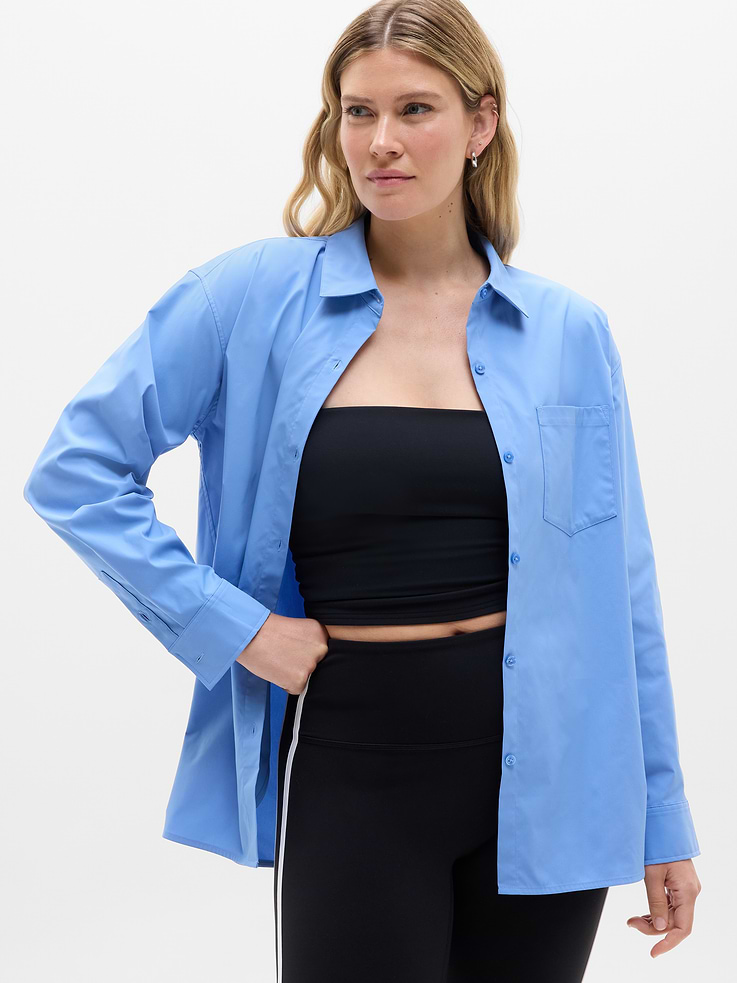 Image number 1 showing, Midday Relaxed Poplin Shirt