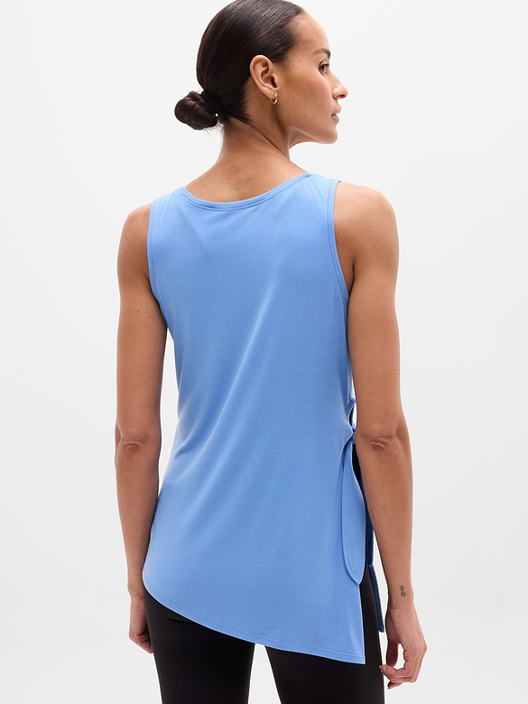 Move With Ease Asym Tie Tank