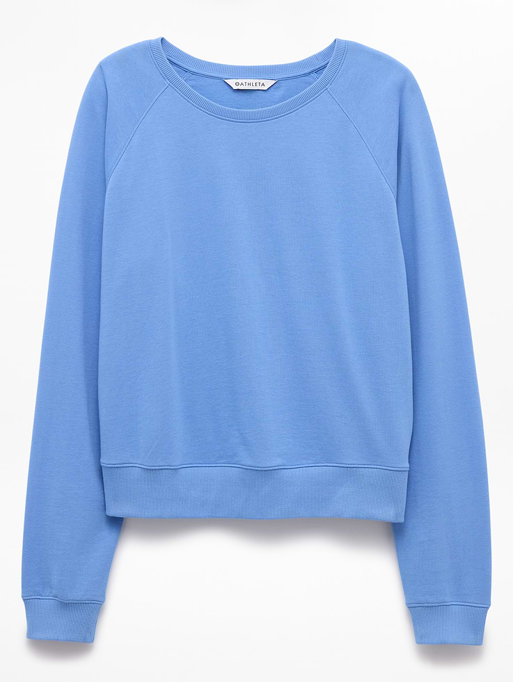 Image number 7 showing, Airy Cotton Terry Crew Sweatshirt