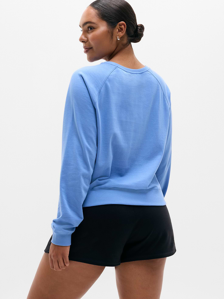Image number 6 showing, Airy Cotton Terry Crew Sweatshirt