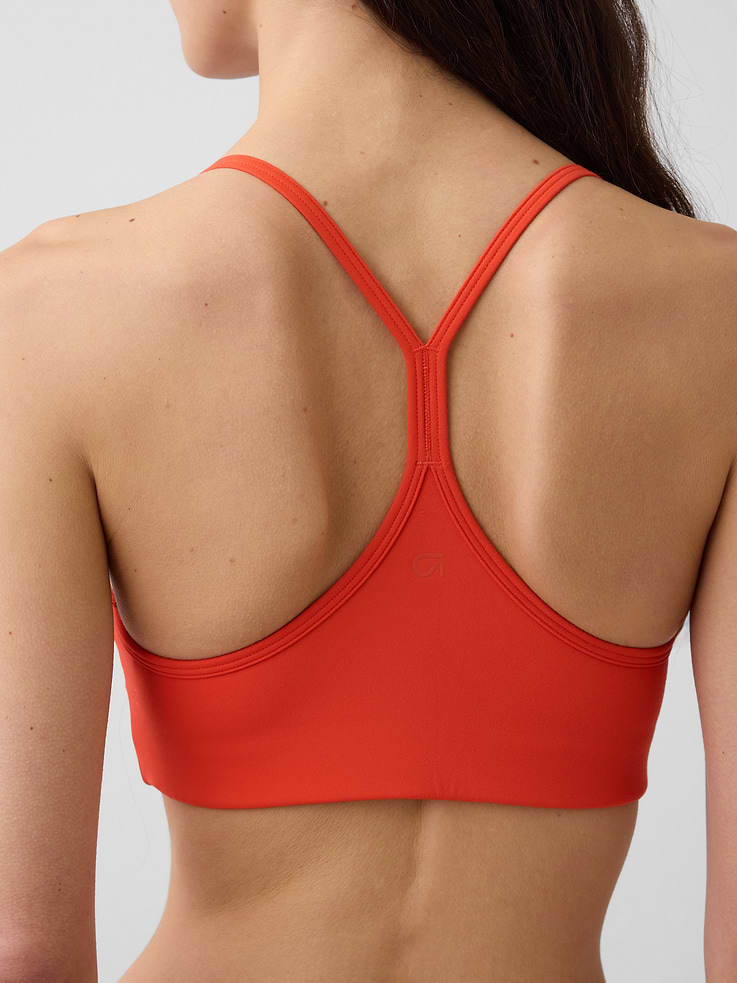 Image number 3 showing, GapFit Smooth Racerback Sports Bra