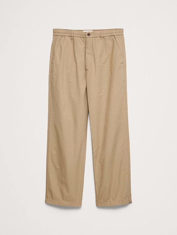 The Weekender Relaxed Pull-On Pant in Cotton