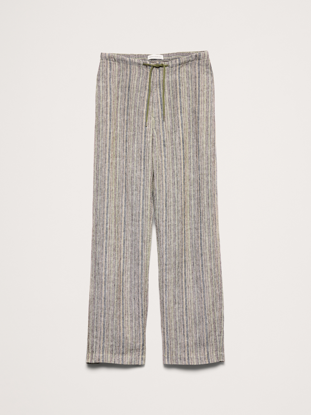 Relaxed Striped Linen Beach Pant | Banana Republic