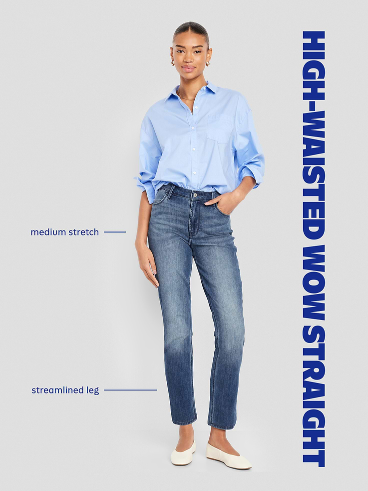 Image number 9 showing, High-Waisted Wow Straight Ankle Jeans