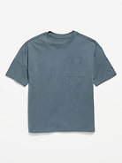 Image number 2 showing, Oversized Short-Sleeve Pocket T-Shirt for Boys