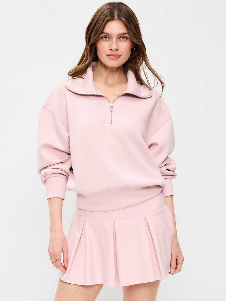 Image number 1 showing, Bounce Fleece Half-Zip Pullover Sweatshirt
