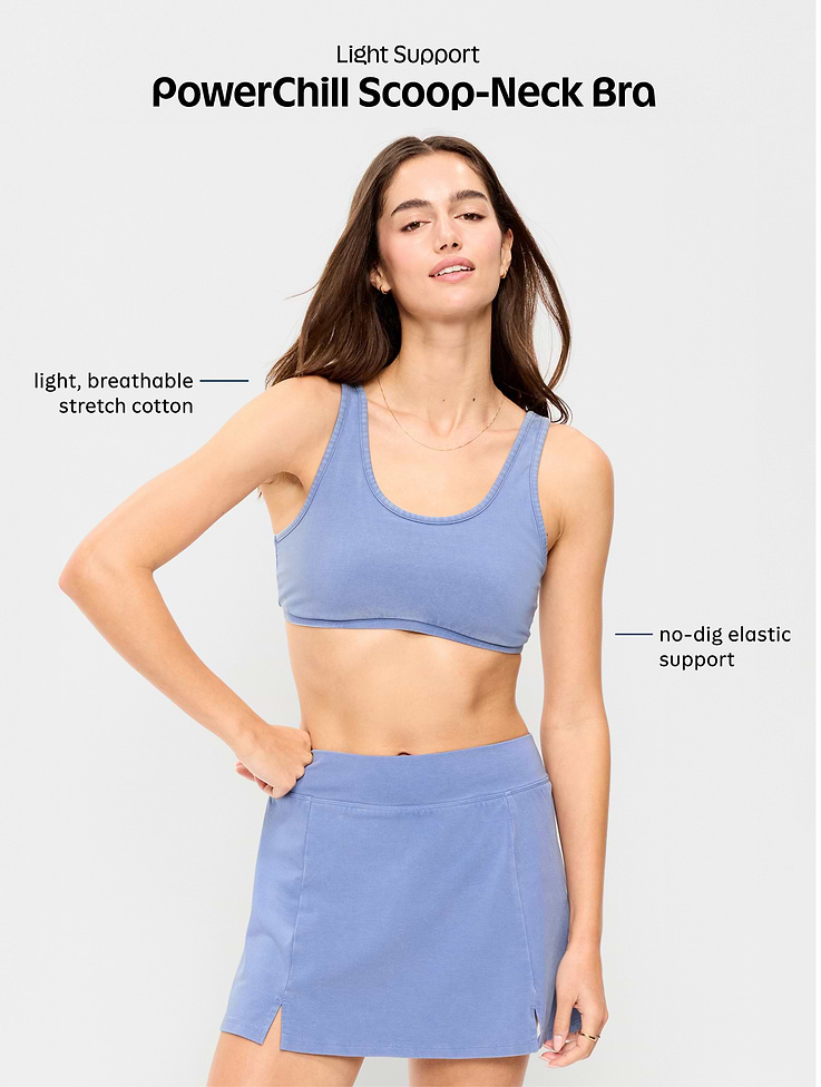 Image number 7 showing, Light Support PowerChill Sports Bra