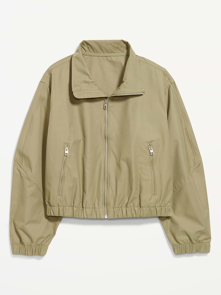 Image number 7 showing, Twill Utility Zip-Front Jacket