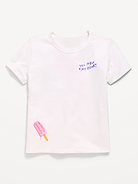 L'image numéro 1 présente T-shirt à manches courtes à imprimé pour fille