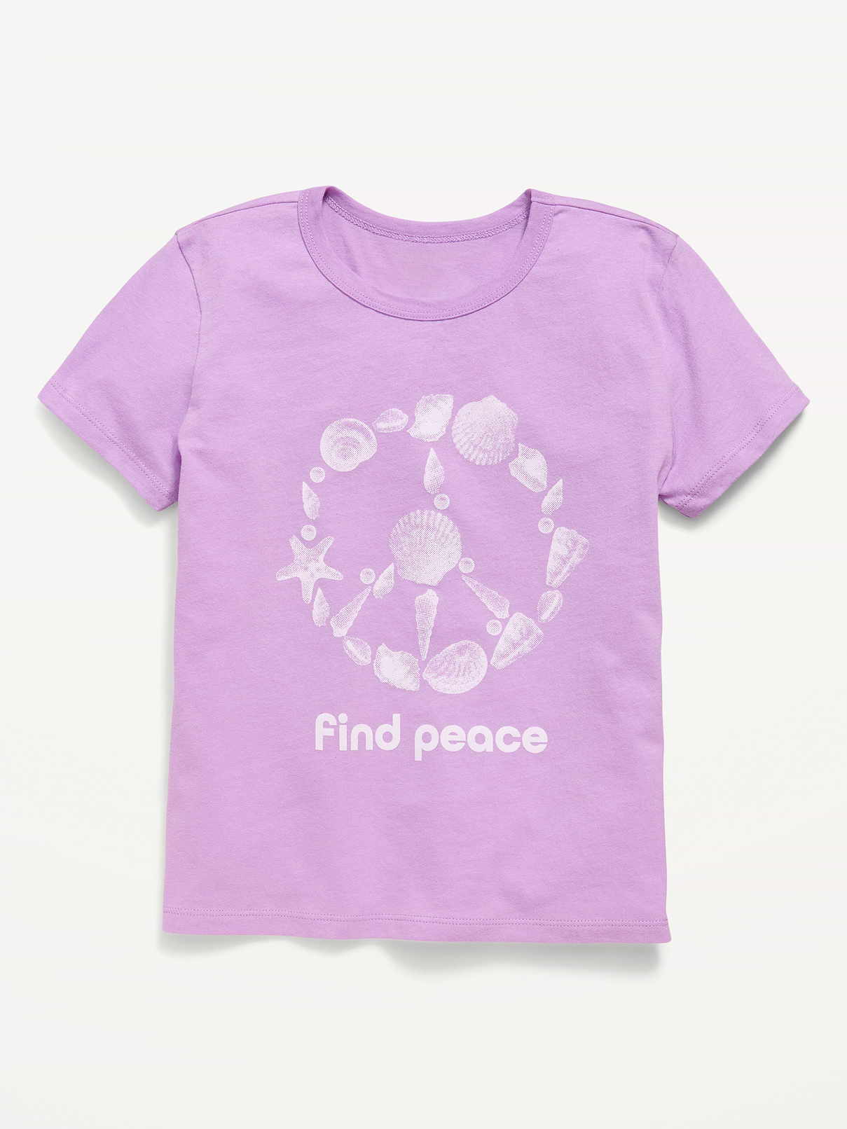 Image number 1 showing, Short-Sleeve Graphic T-Shirt for Girls