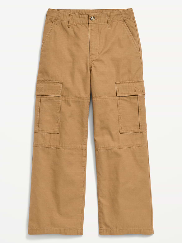 Baggy Cargo Ripstop Pants for Boys