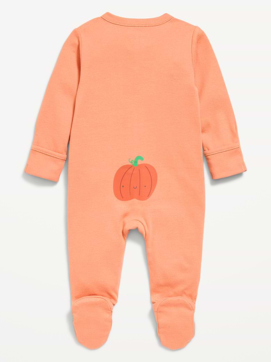 Image number 2 showing, 2-Way-Zip Sleep & Play Footed One-Piece for Baby
