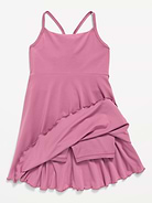 Image number 4 showing, StudioSmooth Sleeveless Athletic Dress for Girls