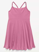 Image number 3 showing, StudioSmooth Sleeveless Athletic Dress for Girls