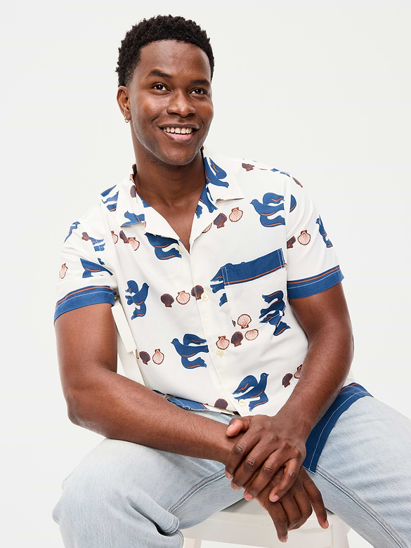 Short-Sleeve Camp Shirt