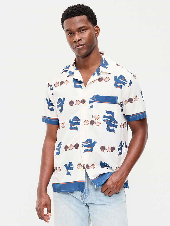Short-Sleeve Camp Shirt