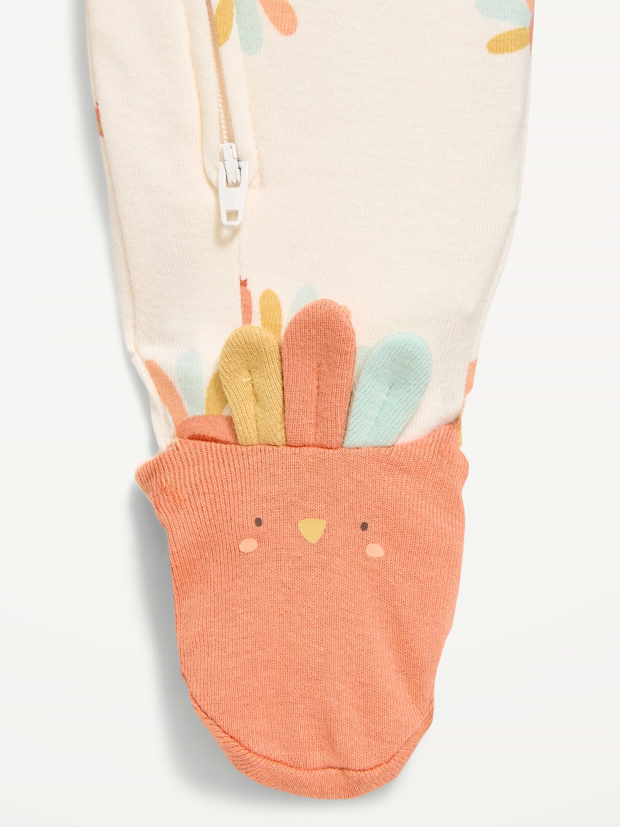 Image number 2 showing, 2-Way-Zip Sleep & Play Footed One-Piece for Baby