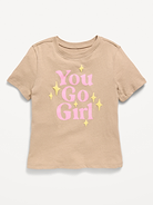 Image number 1 showing, Short-Sleeve Graphic T-Shirt for Toddler Girls