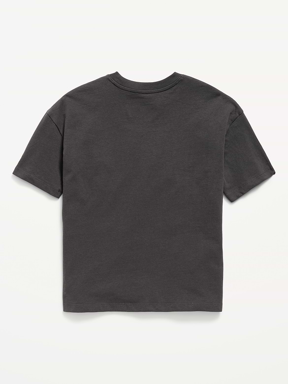 Oversized Short-Sleeve Graphic T-Shirt for Boys