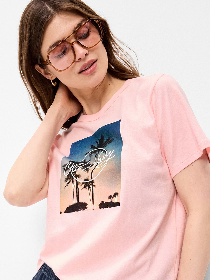 Image number 3 showing, EveryWear Crew-Neck Logo-Graphic T-Shirt