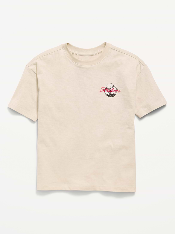 Oversized Short-Sleeve Graphic T-Shirt for Boys