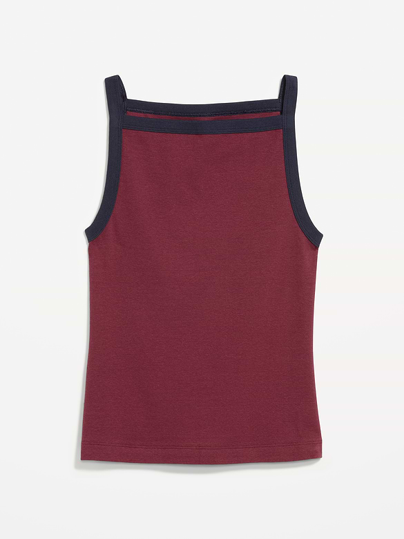 Camisole ajustée à encolure tablier