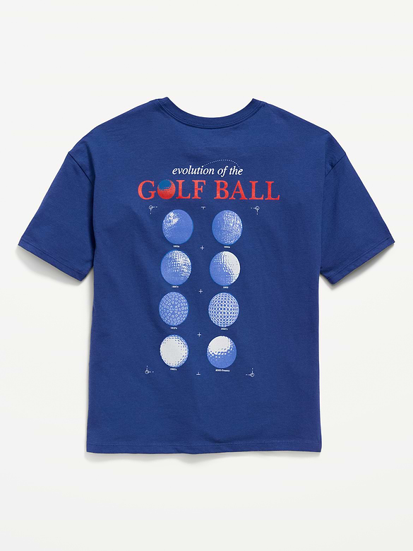 PGA TOUR™ Oversized Gender-Neutral Graphic T-Shirt for Kids