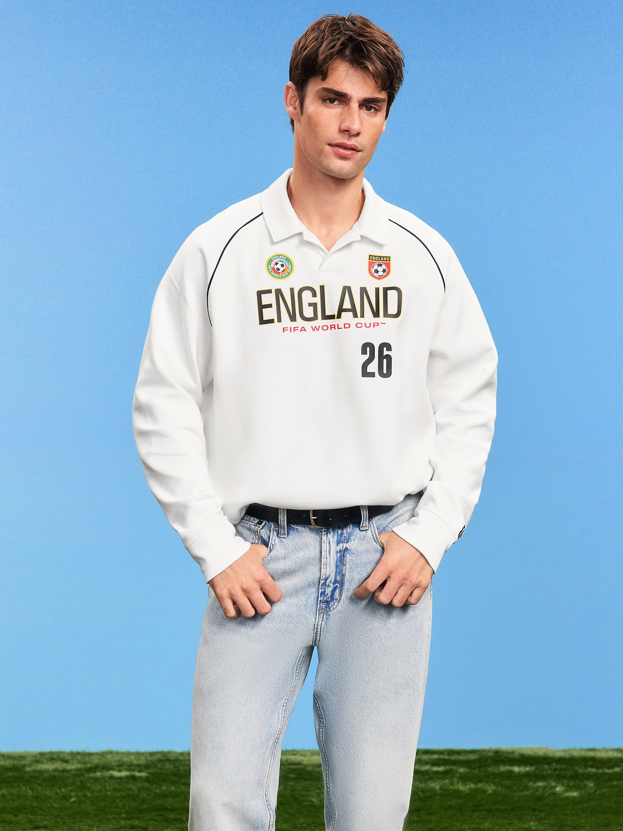 FIFA World Cup 26™ England Dynamic Fleece Collared Graphic