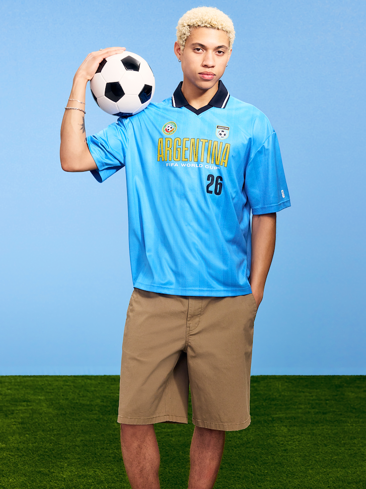 Image number 1 showing, FIFA World Cup 26™ Argentina Lifestyle Collared Jersey T-Shirt for Men