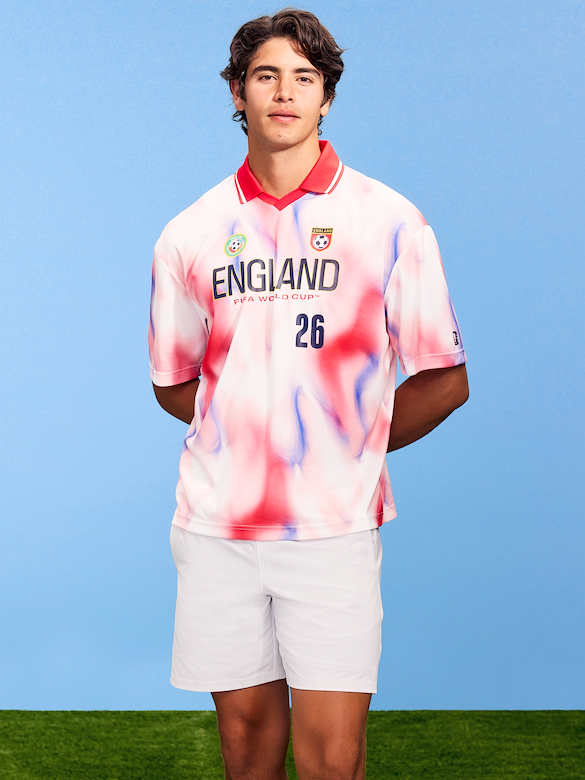 FIFA World Cup 26™ England Lifestyle Collared Jersey T-Shirt for Men