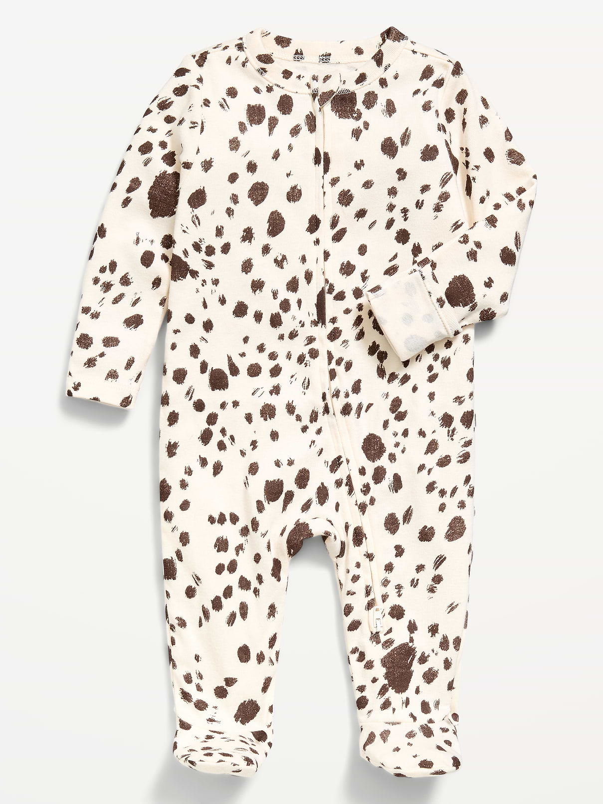 Image number 1 showing, 2-Way-Zip Sleep & Play Footed One-Piece for Baby