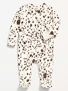 Image number 1 showing, 2-Way-Zip Sleep & Play Footed One-Piece for Baby