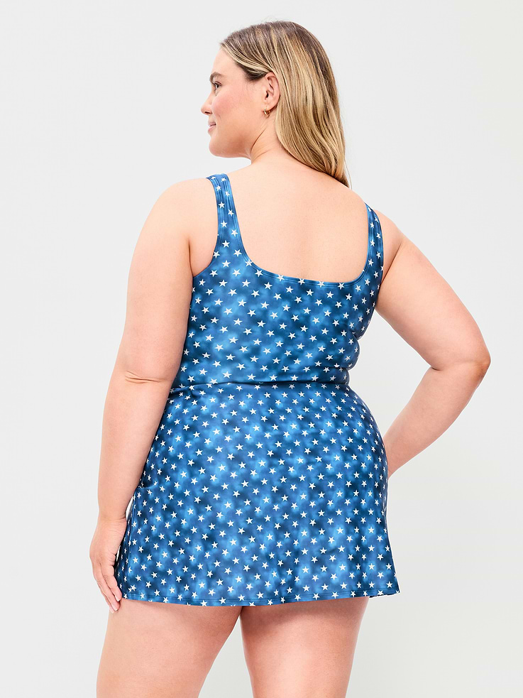 Image number 8 showing, Matte Side-Tie Swim Dress