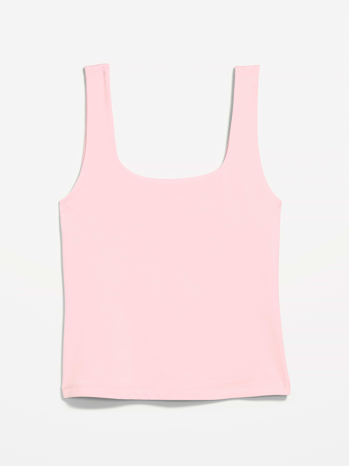L'image numéro 4 présente Camisole à encolure dégagée en tissu sculptant double épaisseur