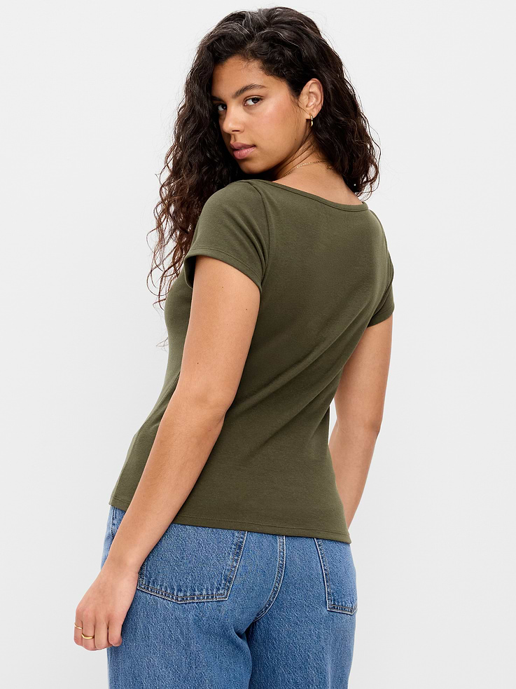 Image number 5 showing, Snug Boatneck T-Shirt