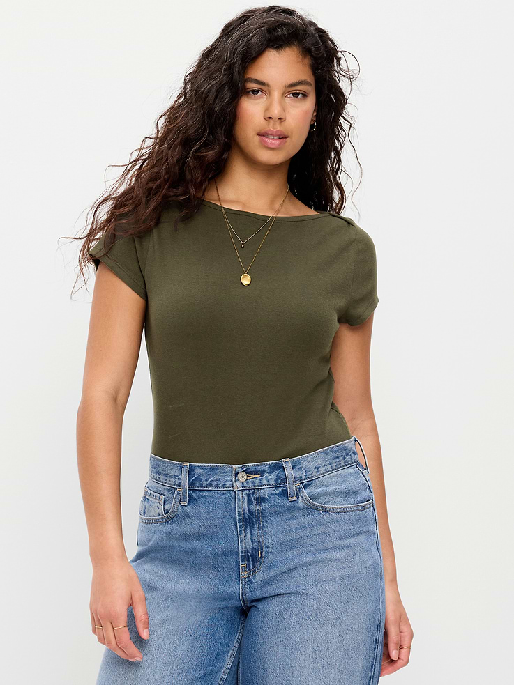 Image number 4 showing, Snug Boatneck T-Shirt