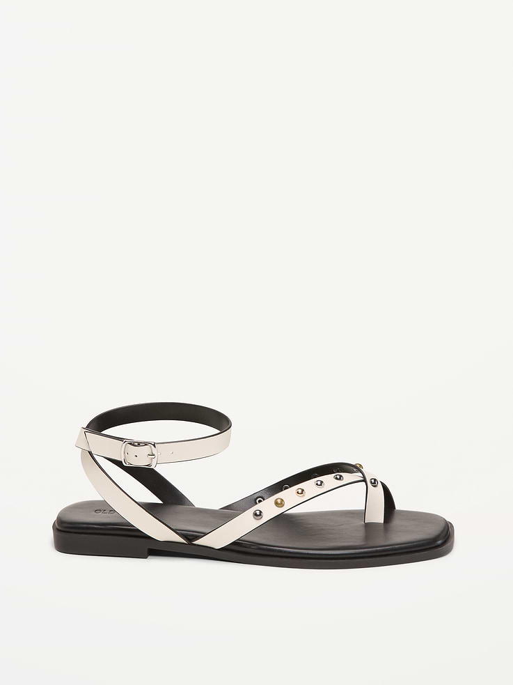 Image number 3 showing, Studded Toe-Strap Sandals