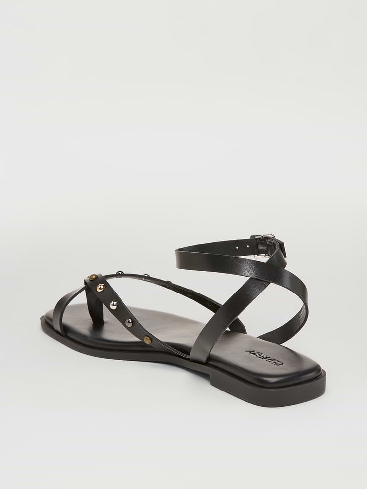 Image number 4 showing, Studded Toe-Strap Sandals