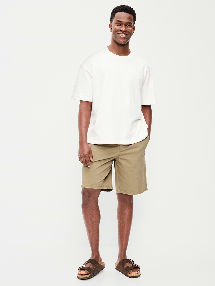 Image number 1 showing, Baggy Heavyweight Workwear Shorts-- 10-inch inseam