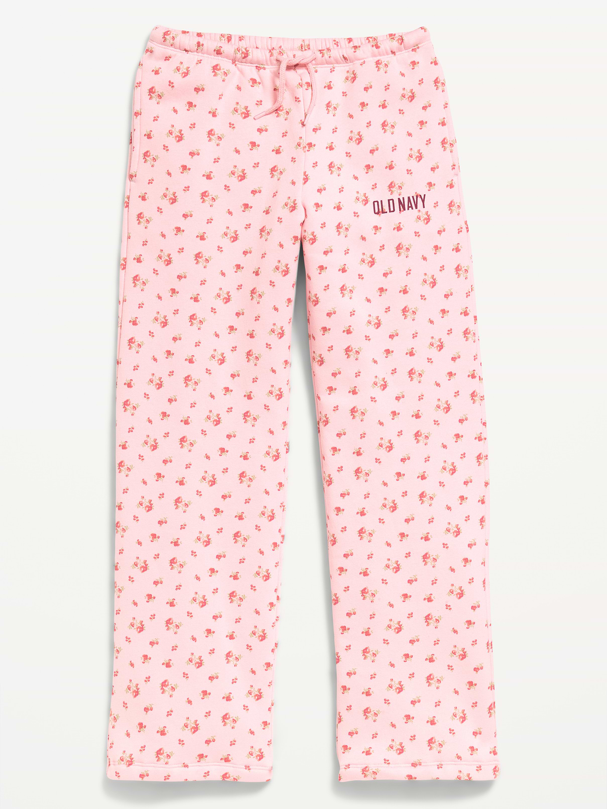 Image number 1 showing, High-Waisted Logo Graphic Wide-Leg Sweatpants for Girls