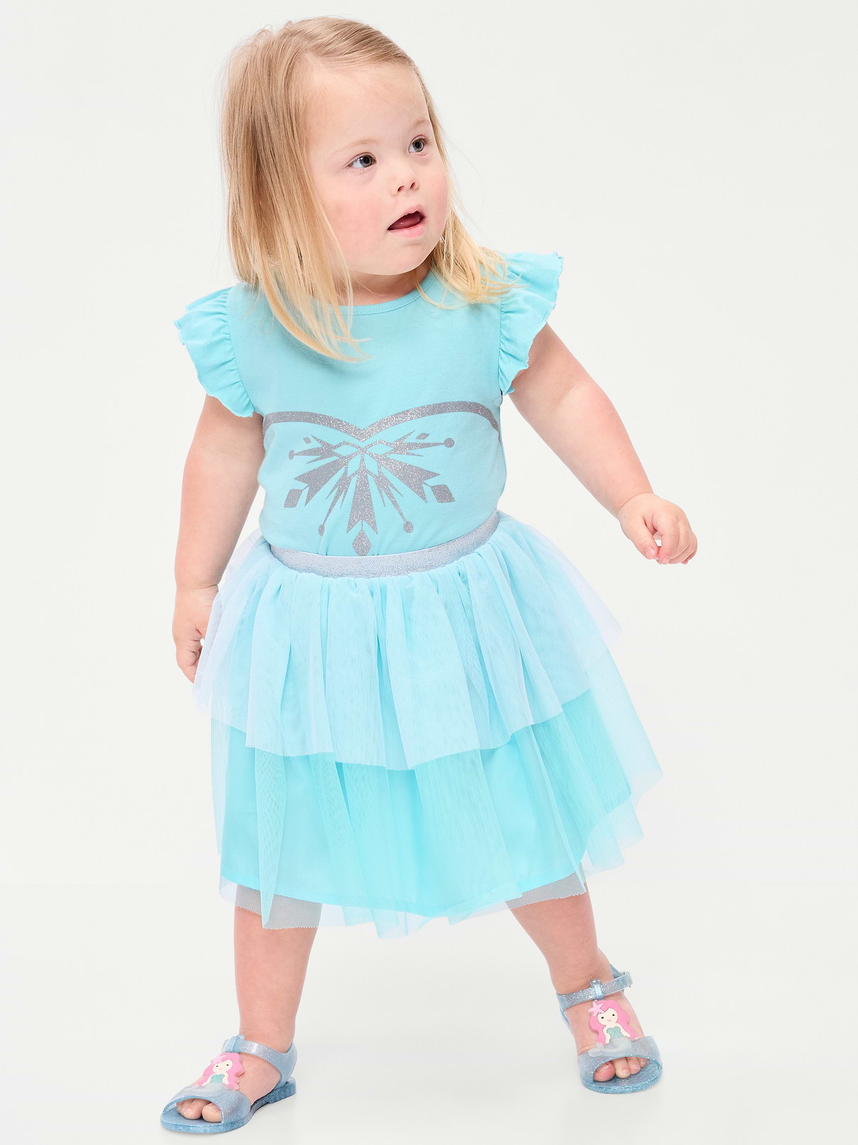 L'image numéro 1 présente Ensemble t-shirt à imprimé Princesses de Disney © et jupe-tutu pour toute-petite