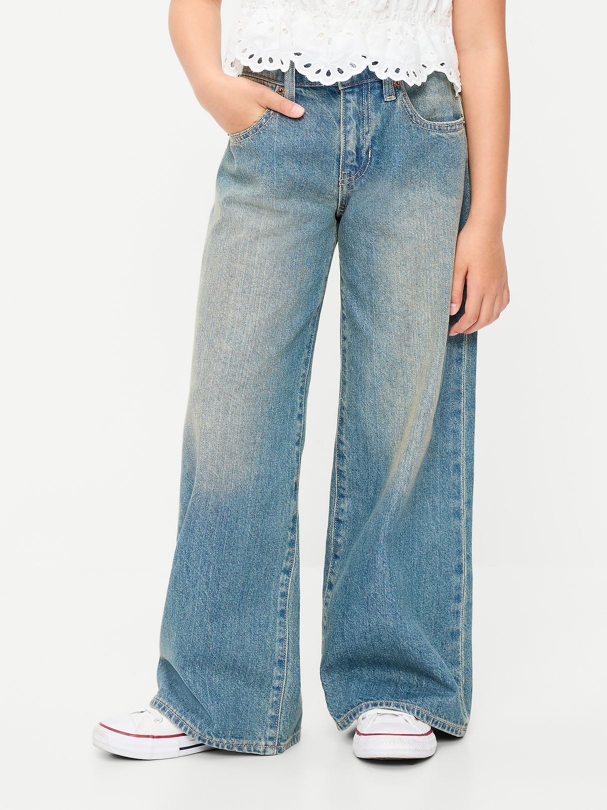 Super Baggy Wide-Leg Jeans for Girls | Old Navy