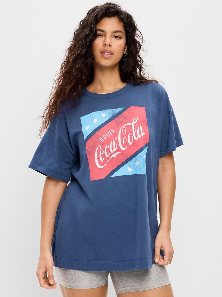 Image number 6 showing, Coca-Cola® Oversized Tunic T-Shirt
