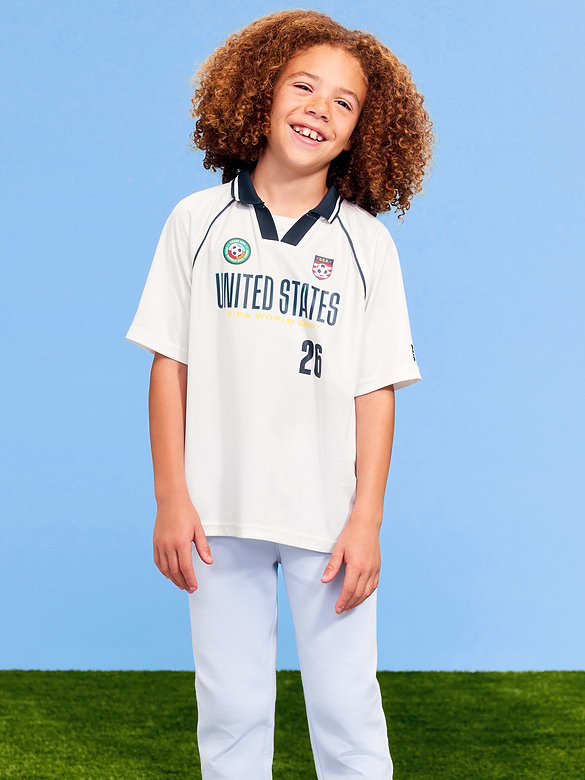 FIFA World Cup 26™ USA Lifestyle Collared Jersey T-Shirt for Kids
