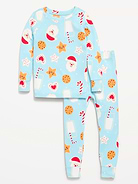 L'image numéro 1 présente Pyjama ajusté douillet à motif pour tout-petit et bébé