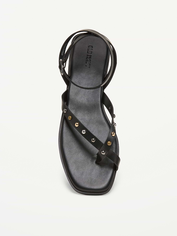 Image number 2 showing, Studded Toe-Strap Sandals