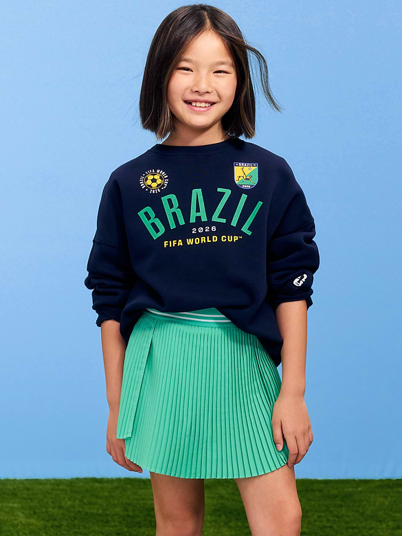 FIFA World Cup 26™ Brazil Oversized Tunic Sweatshirt for Girls