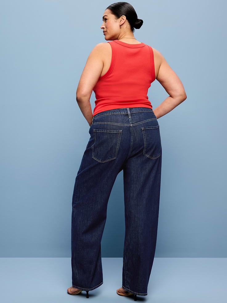 Image number 10 showing, Low-Rise Loose Jeans