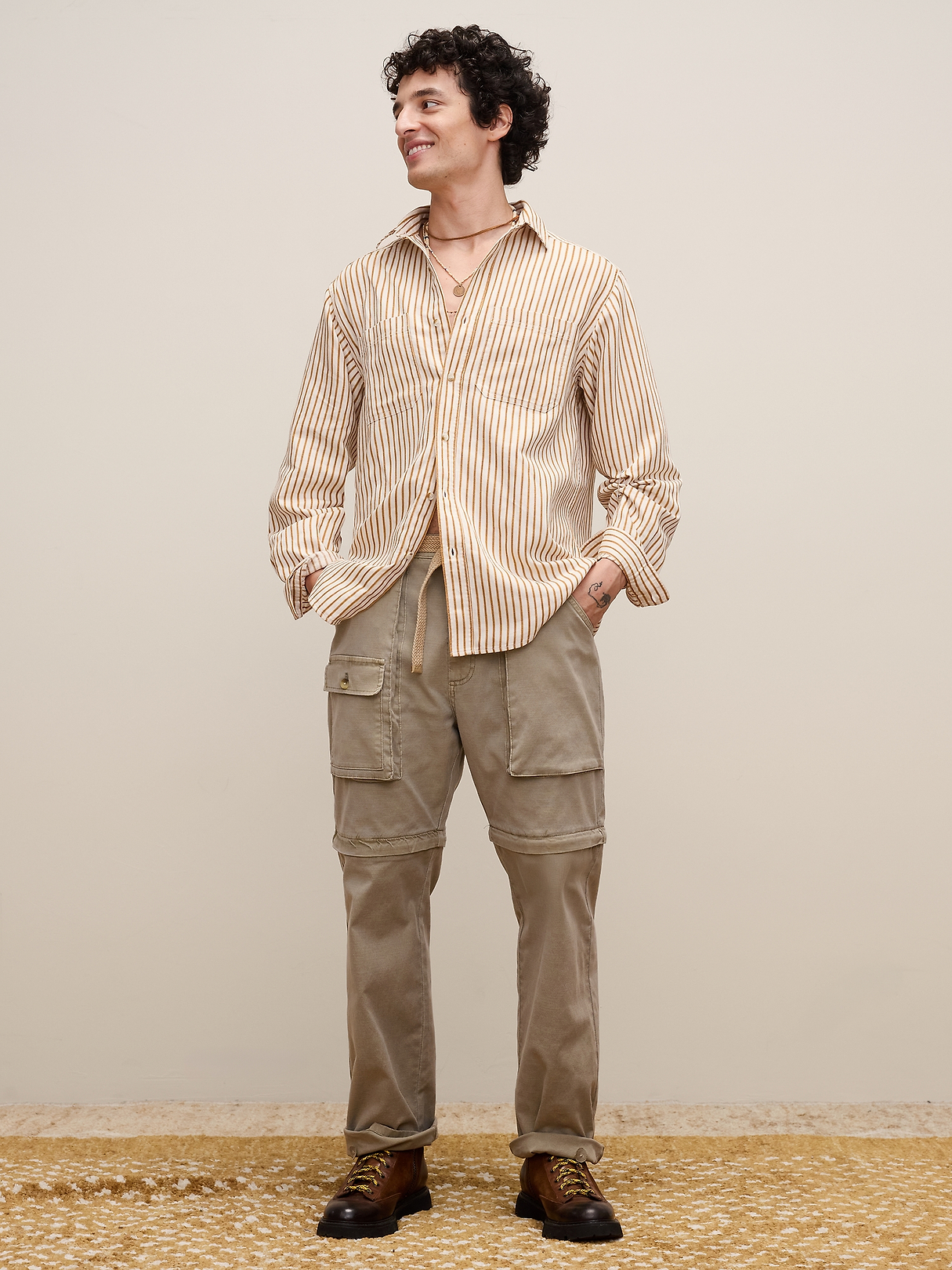 Archive Reissue Khaki Convertible Pants | Banana Republic