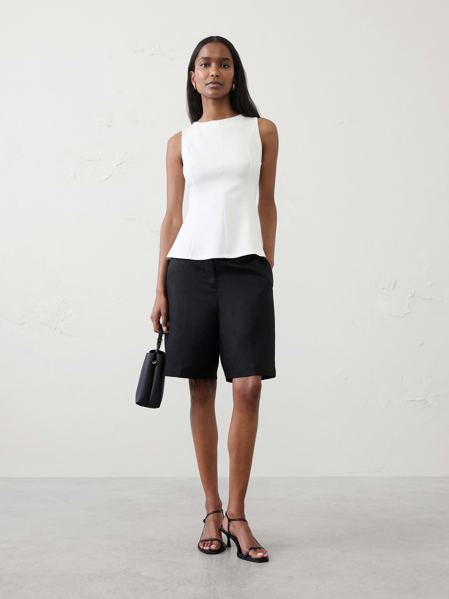 Image number 1 showing, Soft Touch Peplum-Hem Top